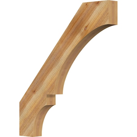 Ekena Millwork 4"W x 36"D x 40"H Balboa Rough Sawn Knee Brace, Western Red Cedar BRC04X36X40BOA00RWR